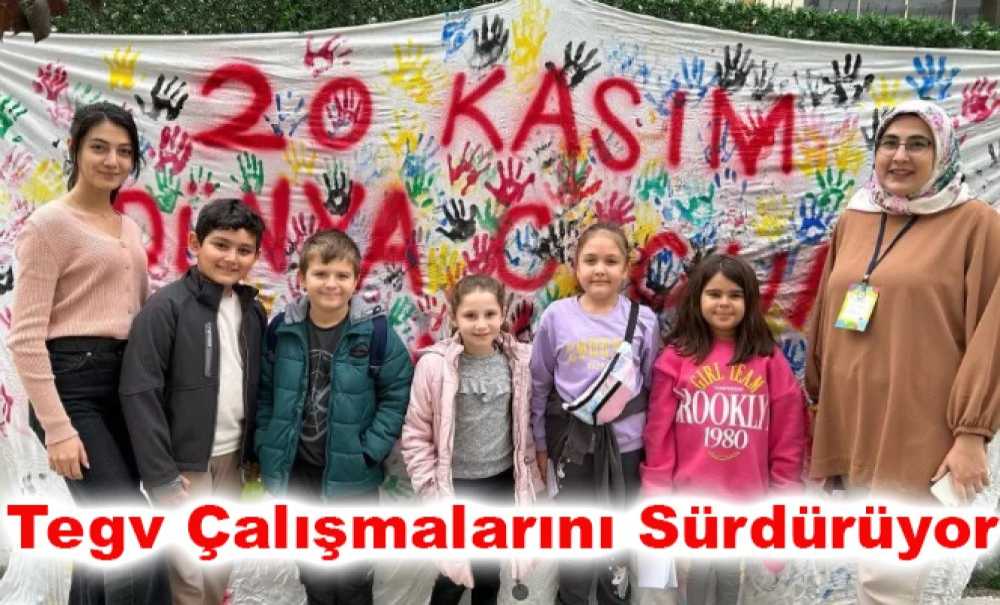 Tegv Çalışmalarını Sürdürüyor