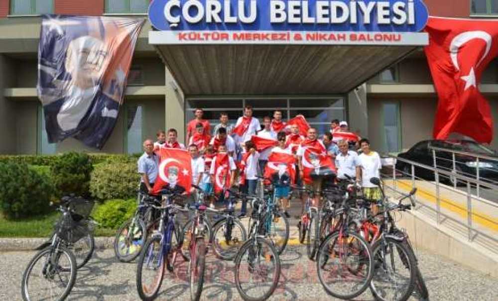 Çorlu Kilikadılılar Derneği'nden ‘Zafer Yolu Bisiklet Turu'