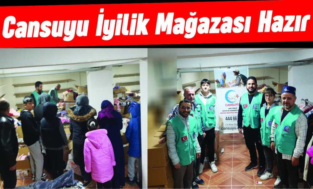 Cansuyu İyilik Mağazası Hazır