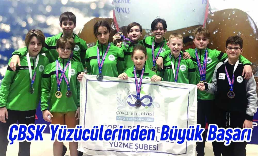Çbsk Yüzücülerinden Büyük Başarı