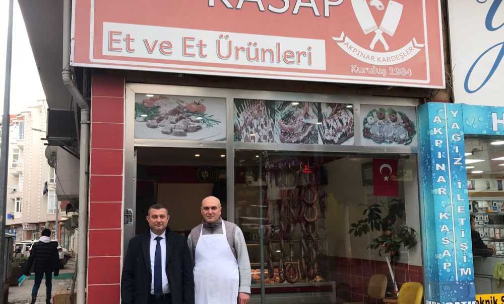 Murat Turna Mandıracı Caddesi Esnafını Ziyaret Etti