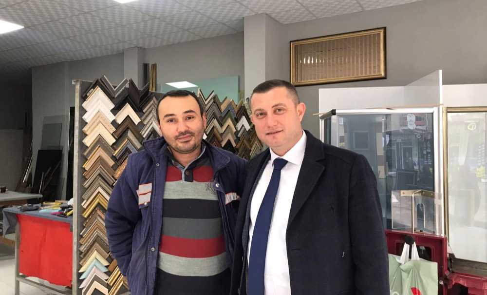 Murat Turna Mandıracı Caddesi Esnafını Ziyaret Etti