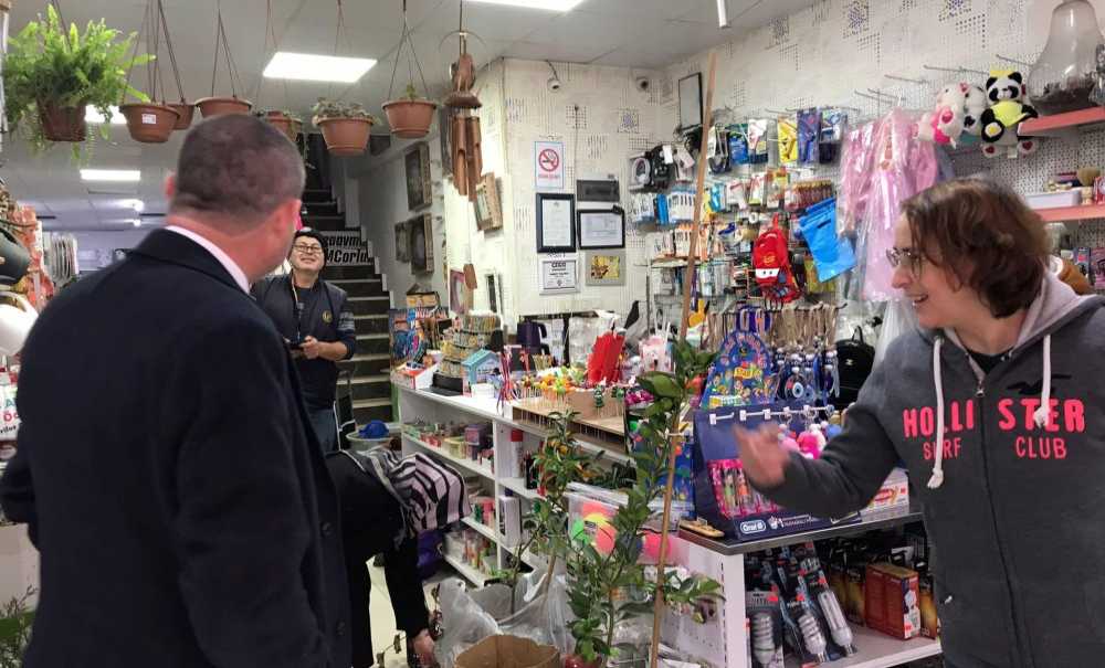 Murat Turna Mandıracı Caddesi Esnafını Ziyaret Etti