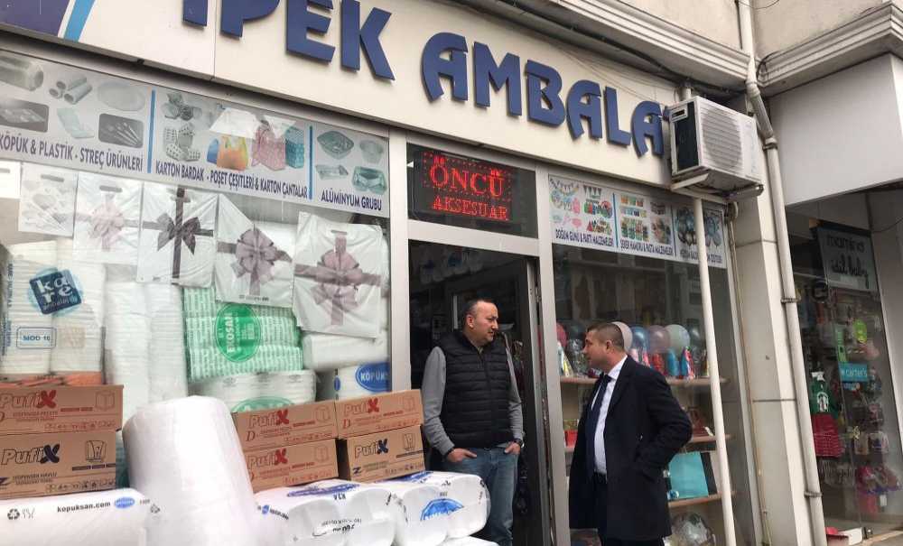 Murat Turna Mandıracı Caddesi Esnafını Ziyaret Etti