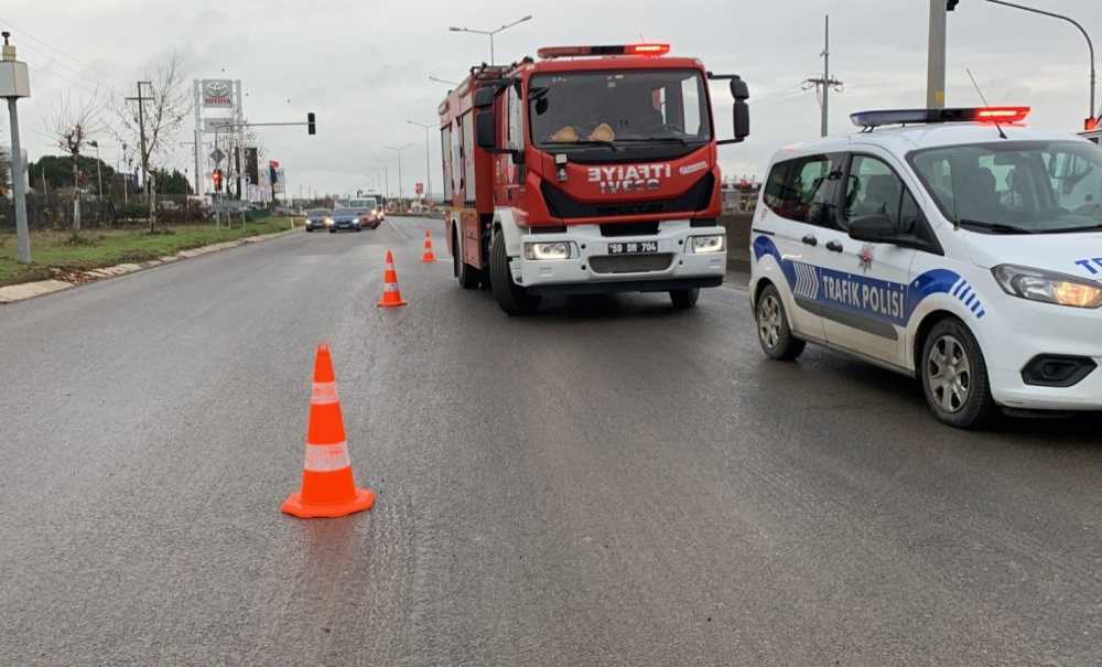 Türkgücü Sapağında Zincirleme Kaza