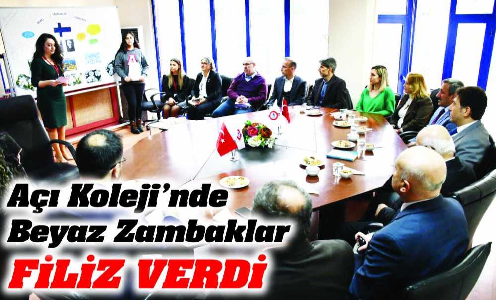 Açı Koleji'nde Beyaz Zambaklar Filiz Verdi