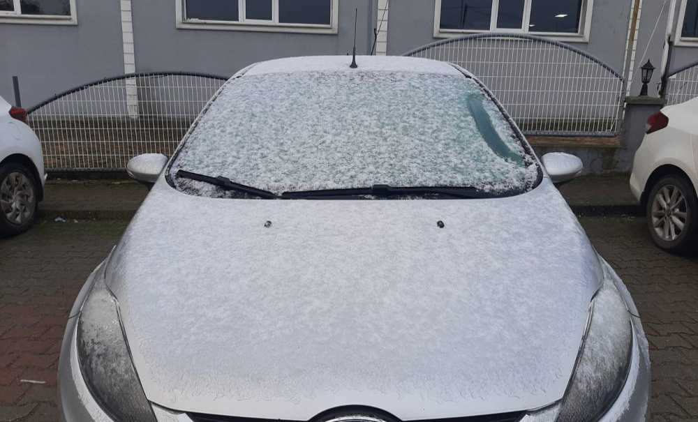 Çorlu'ya İlk Kar Yağdı