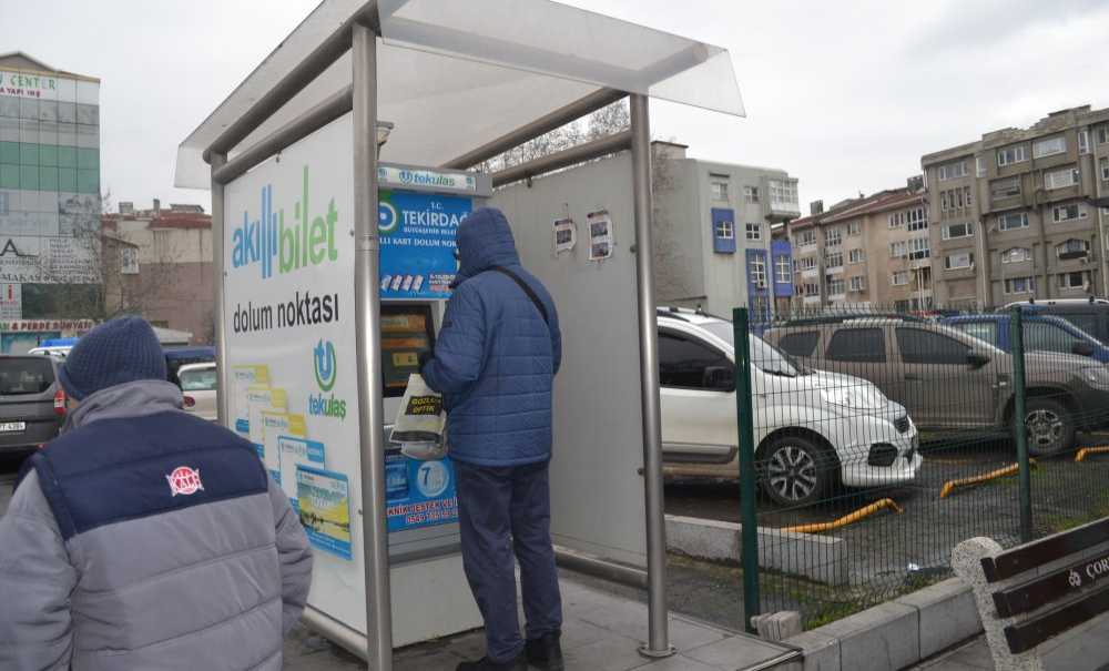 Bilet Dolum Makinası Çalışmaya Başladı