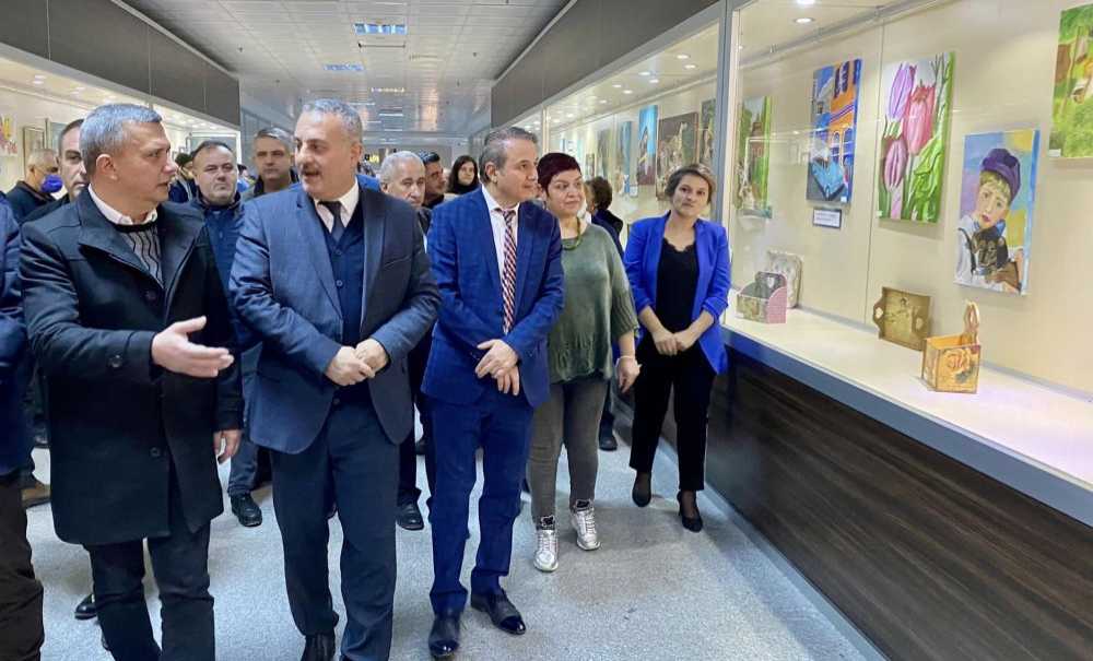 Çorlu Devlet Hastanesi'nde El Sanatları Sergisi Açıldı