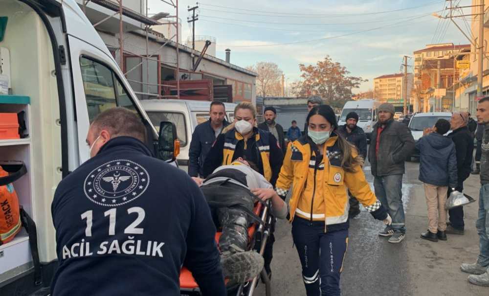 İnşaat İşçisi Çatıdan Düştü