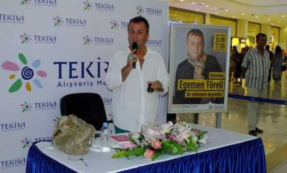 Ünlü Astrolog Egemen Töreli'den Tekira Avm'de Söyleşi