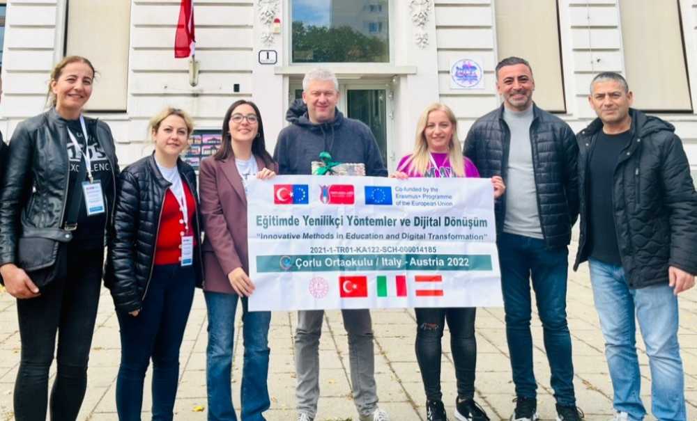 Çorlu Ortaokulu Erasmus Projeleri İle Avrupa Da!