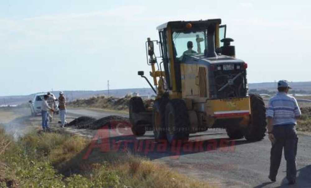 Şahpaz Köyü Yoluna Yamalama