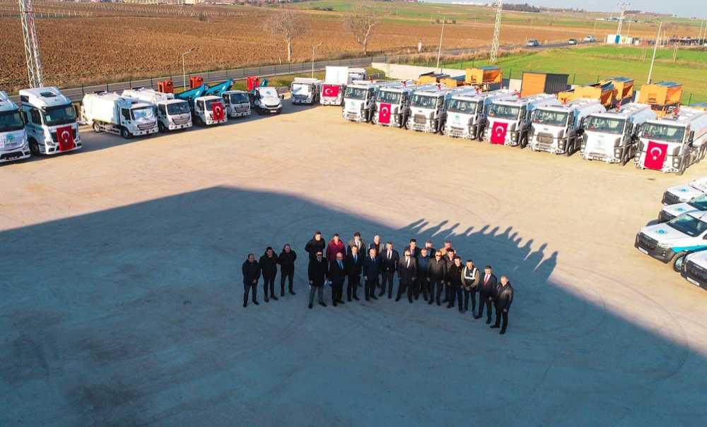 Büyükşehir Belediyesi Araç Filosuna 73 Adet Araç Kazandırdı