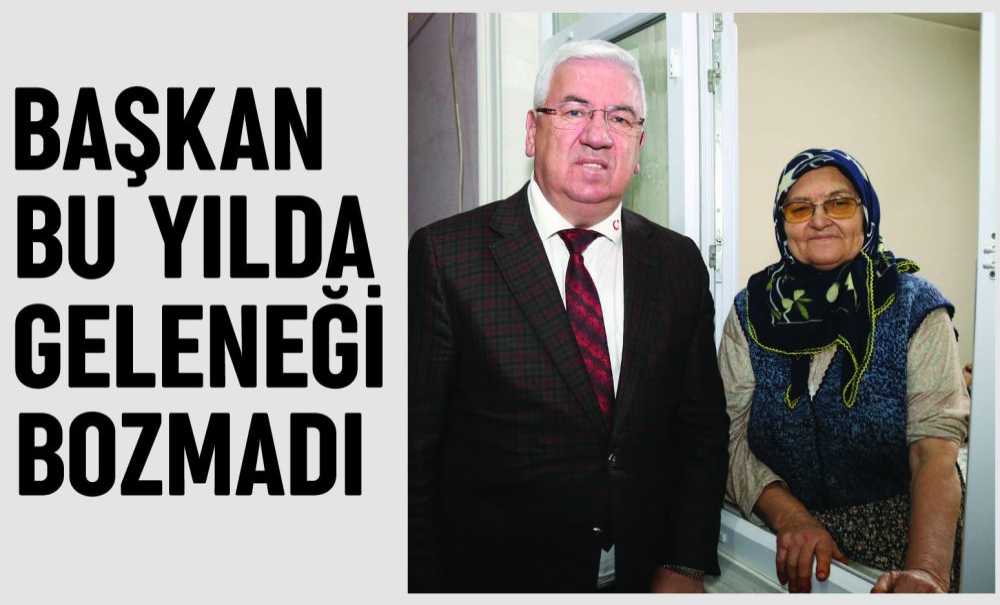 Başkan Bu Yılda Geleneği Bozmadı