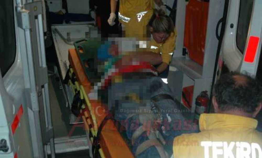 Çorlu`da Bıçaklı Kavga 3 Yaralı