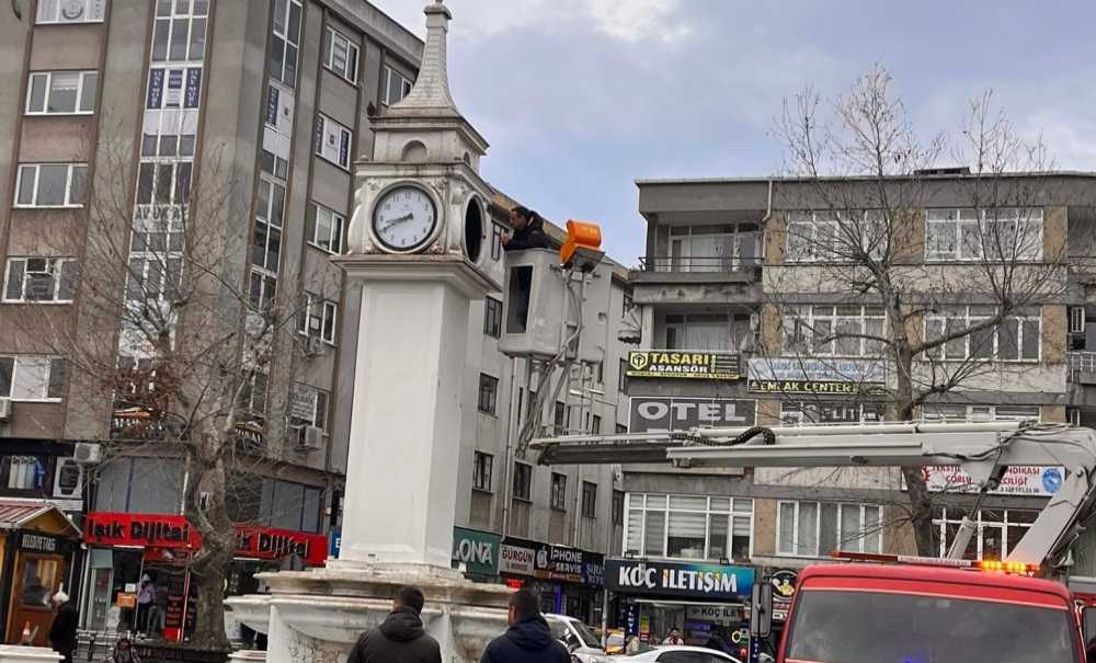 Saatli Havuzun Bakımı Yapıldı