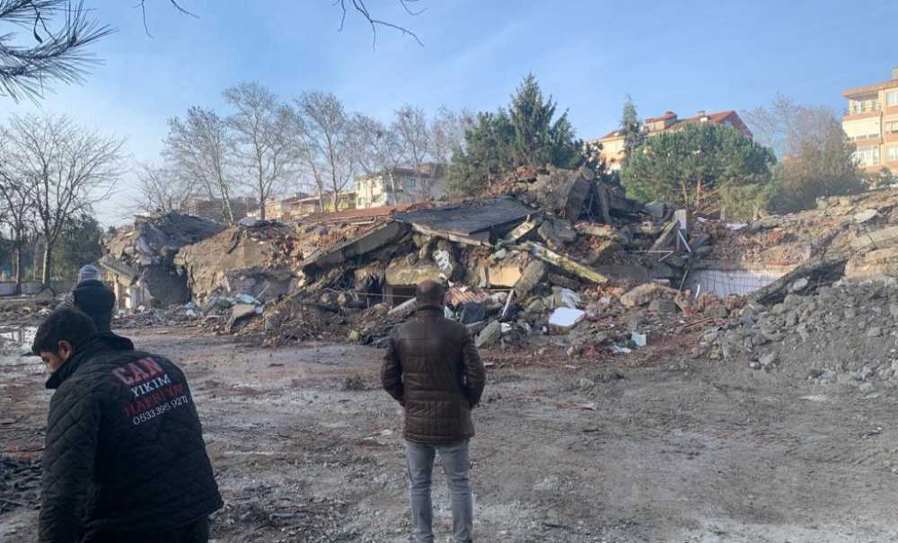 Çorlu İlkokulu Tamamen Yıkıldı