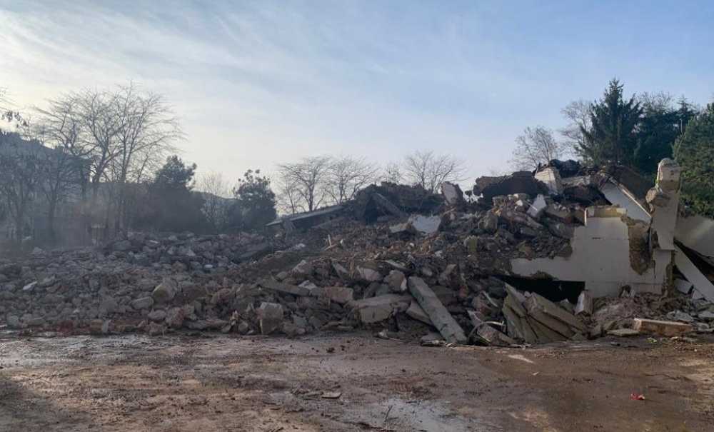 Çorlu İlkokulu Tamamen Yıkıldı