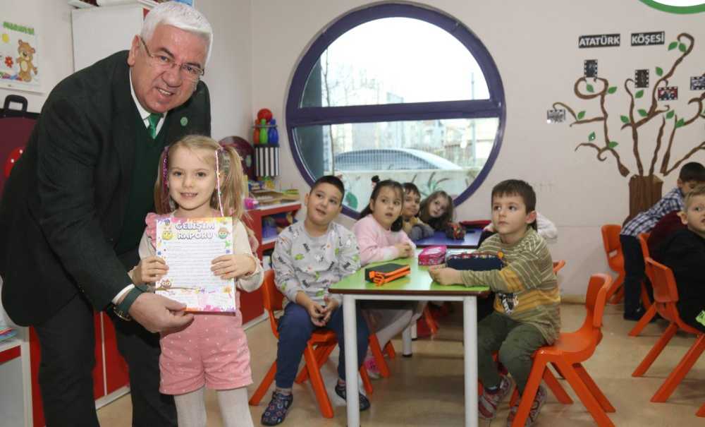 Miniklerin Karne Sevincine Ortak Oldu