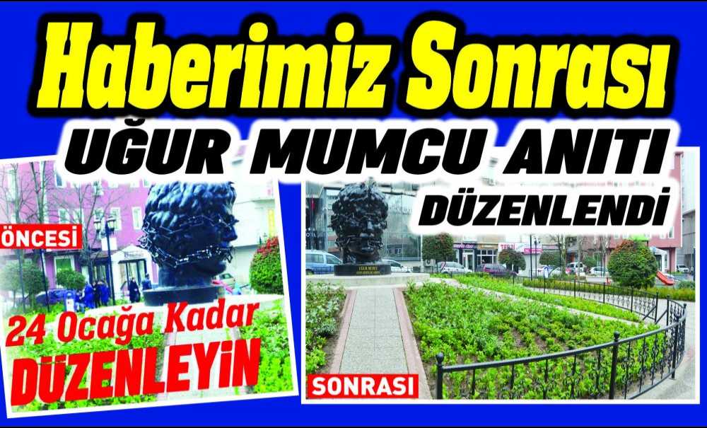 Haberimiz Sonrası Uğur Mumcu Anıtı Düzenlendi