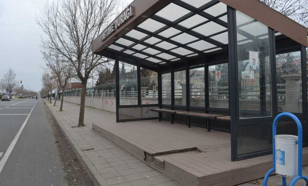 Durağa Zarar Verilmesi Tepki Çekti