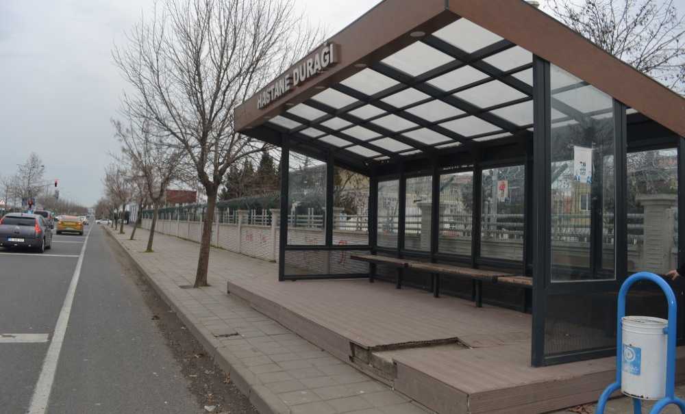 Durağa Zarar Verilmesi Tepki Çekti