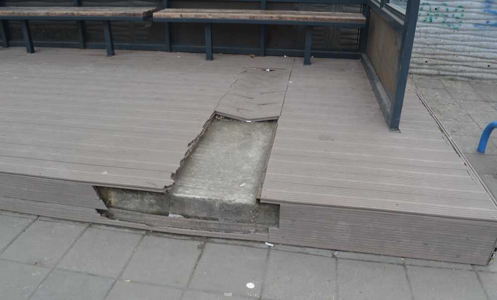 Durağa Zarar Verilmesi Tepki Çekti