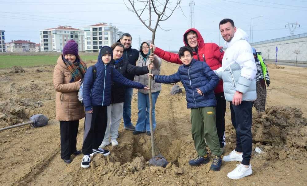 Ted Çorlu Koleji Fidanları Toprakla Buluşturdu