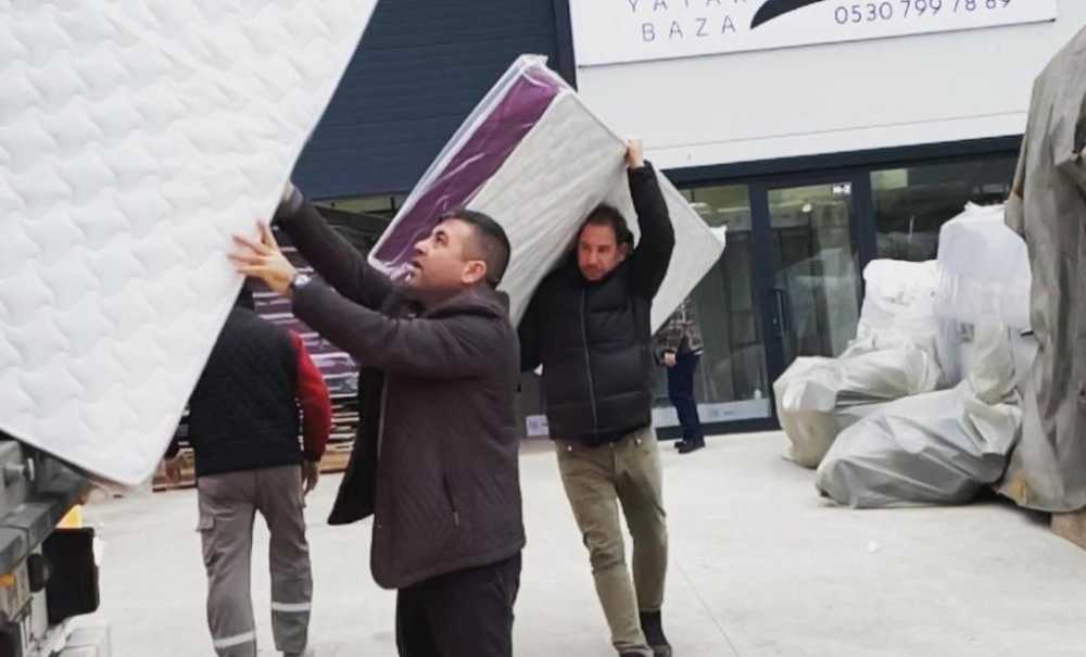 Deprem Bölgesine Yatak Desteği