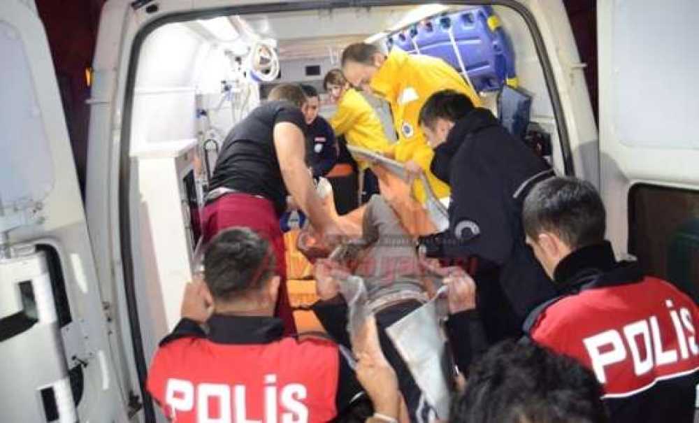 İntihara Kalkışan Kocayı Polis Kurtardı