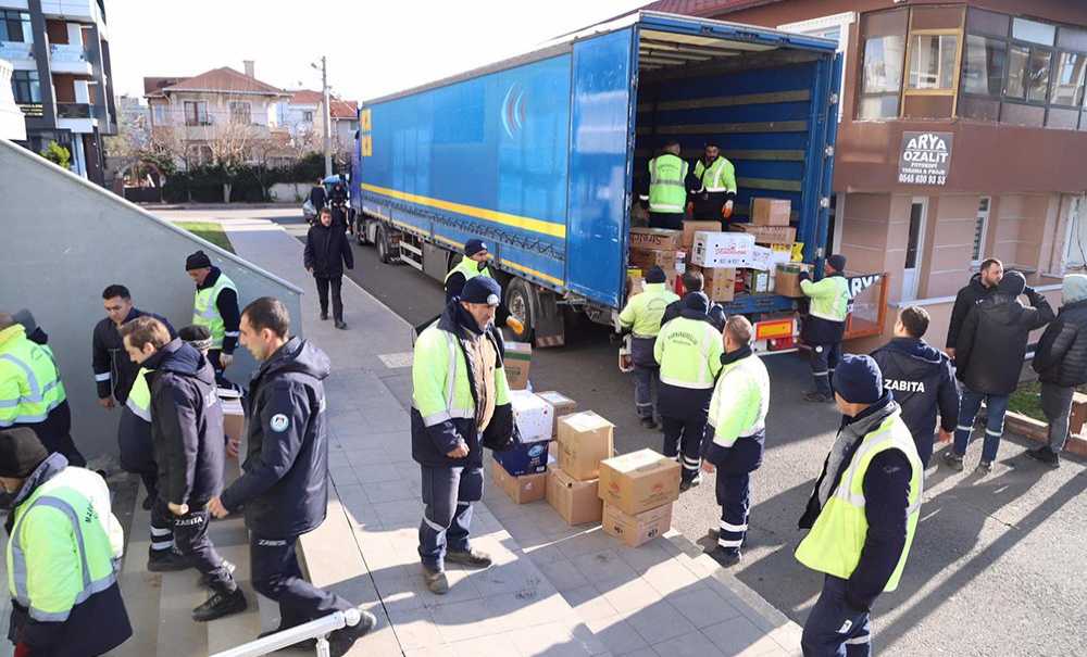 Marmaraereğlisi'nden Deprem Bölgesine Yardım Seferberliği