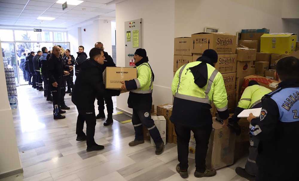 Marmaraereğlisi'nden Deprem Bölgesine Yardım Seferberliği