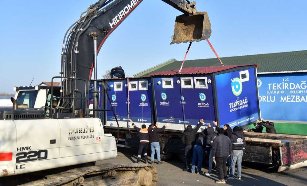 Çorlu Deprem Bölgesi İçin Kenetlendi