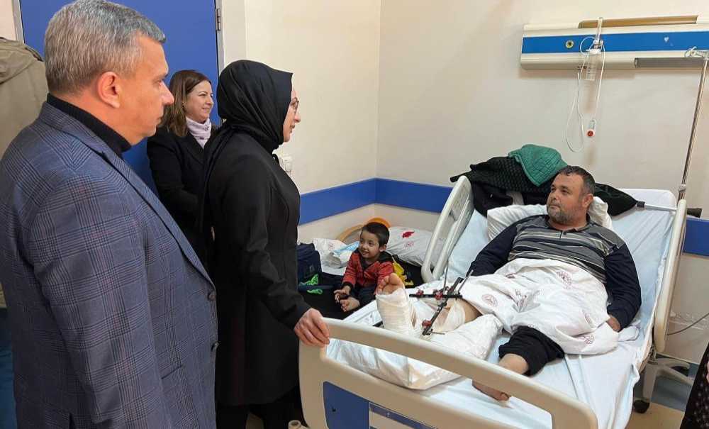 Tedavi Gören Depremzedeleri Ziyaret Ettiler