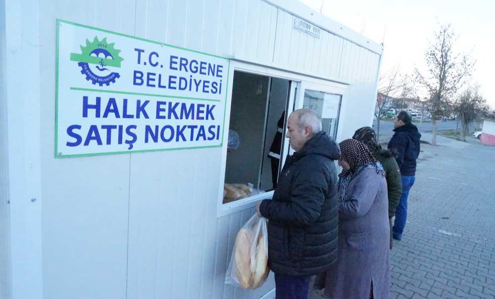 Ergene'de Yeni Halk Ekmek Büfeleri Hizmete Açıldı