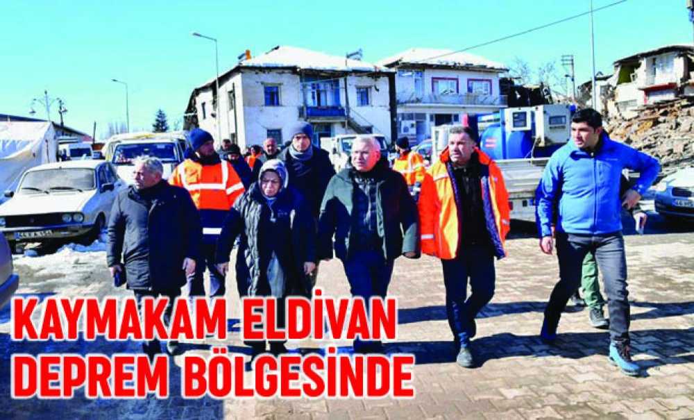 Kaymakam Eldivan Deprem Bölgesinde