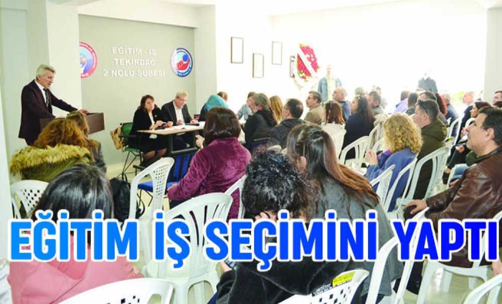 Eğitim İş Seçimini Yaptı