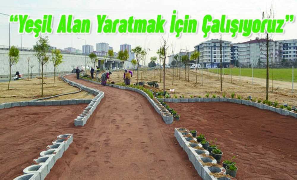 “Yeşil Alan Yaratmak İçin Çalışıyoruz”