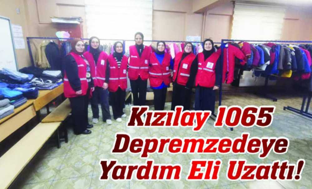 Kızılay 1065 Depremzedeye Yardım Eli Uzattı!