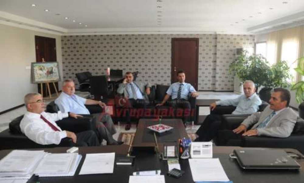 Çorlu`nun Yeni Müftüsü Adem Gülmek'ten Başkan Baysan'a Ziyaret