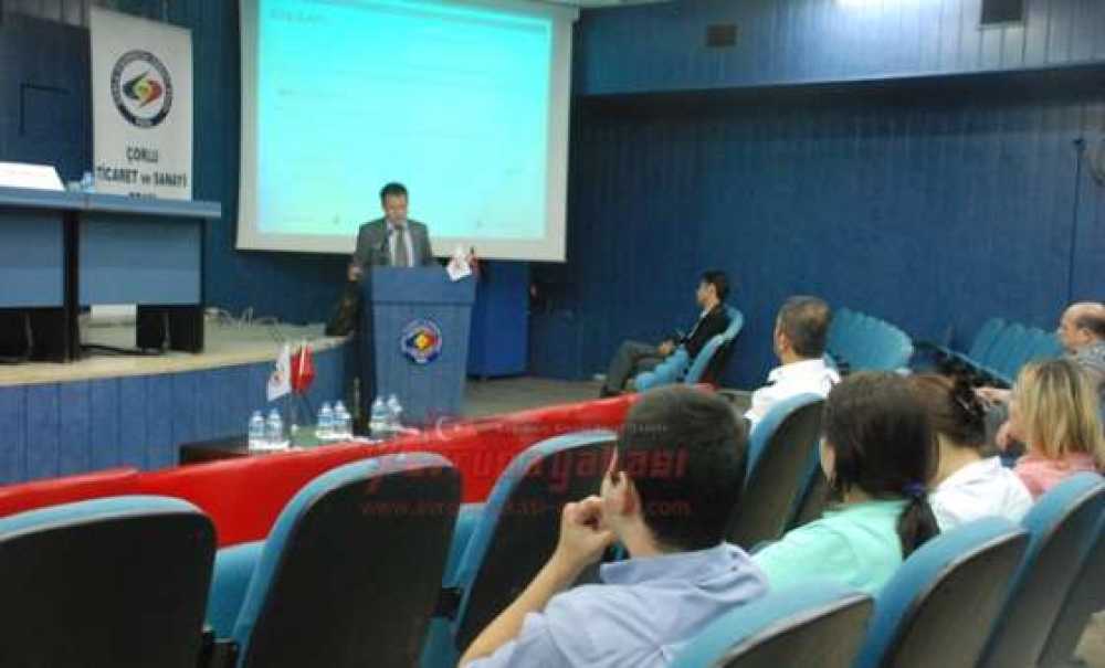 Çorlu Tso'dan ‘E-İmza Tanıtım Semineri'
