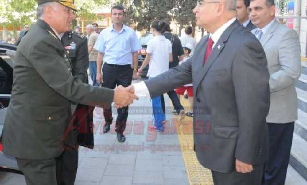 Korgeneral Tahir Bekiroğlu'ndan Başkan Baysan'a Ziyaret