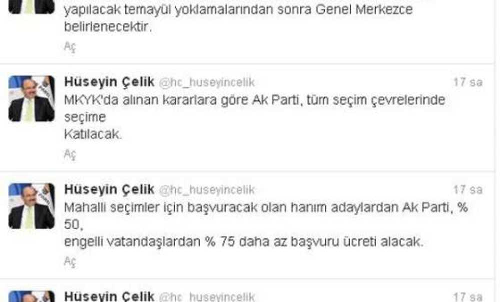 Ak Parti Yerel Seçim Takvimini Belirledi