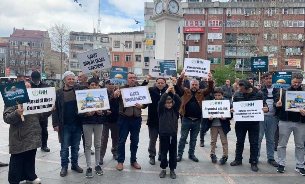 Çorlu Stk Platformu Mescid-I Aksa İçin Açıklama Yaptı