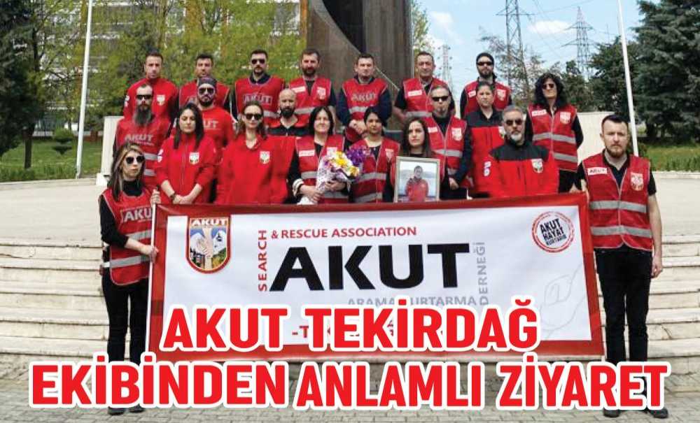 Akut Tekirdağ Ekibinden Anlamlı Ziyaret