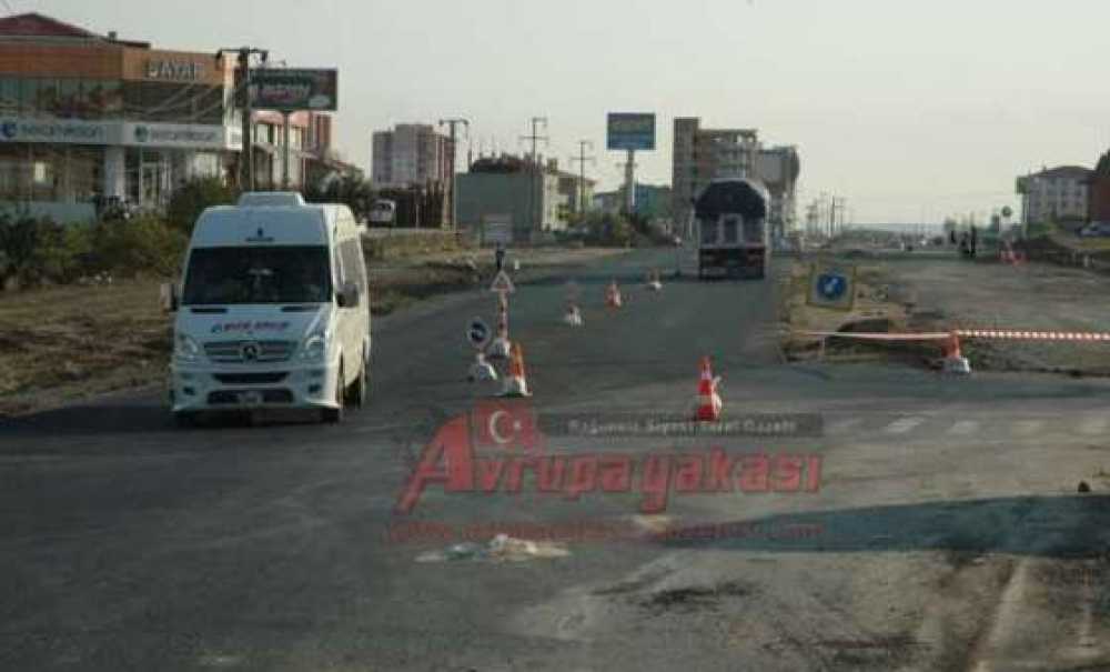 Çorlu Girişi Bölünüyor