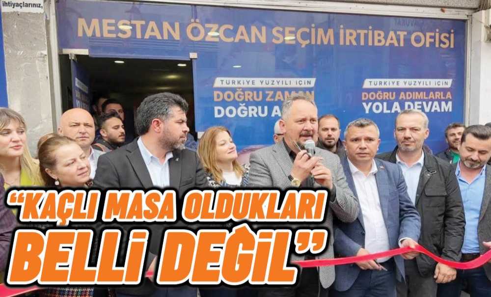 “Kaçli Masa Olduklari Belli̇ Deği̇l”