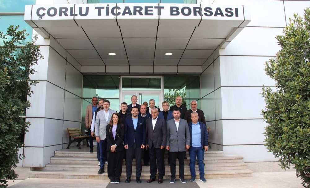 Gökhan Diktaş Çorlu Ticaret Borsasını Ziyaret Etti