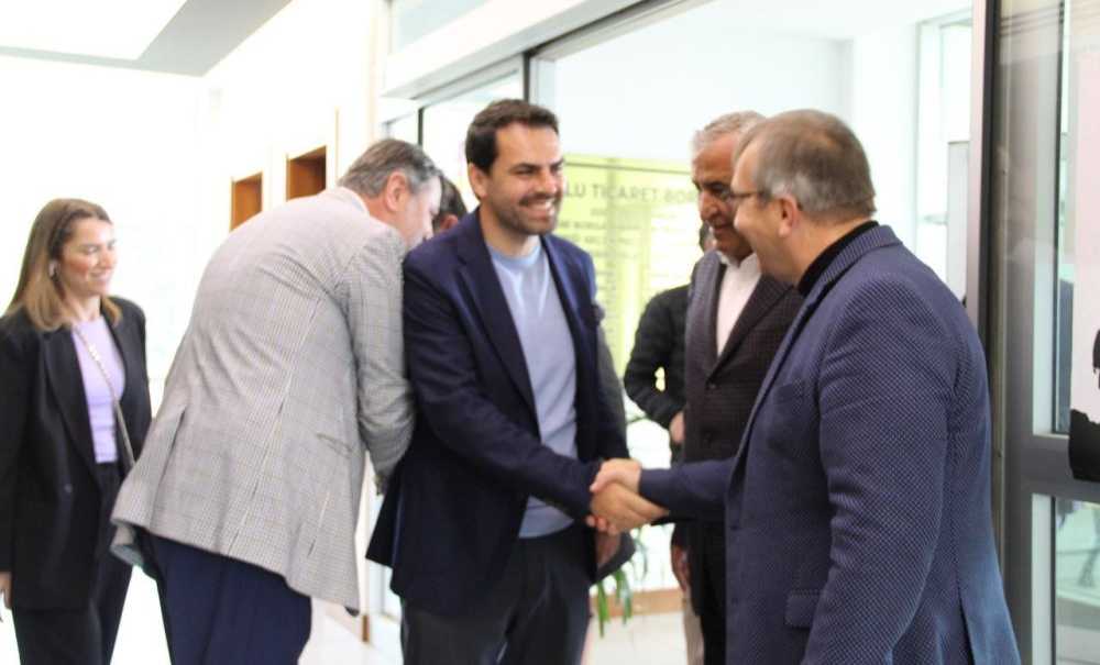Gökhan Diktaş Çorlu Ticaret Borsasını Ziyaret Etti